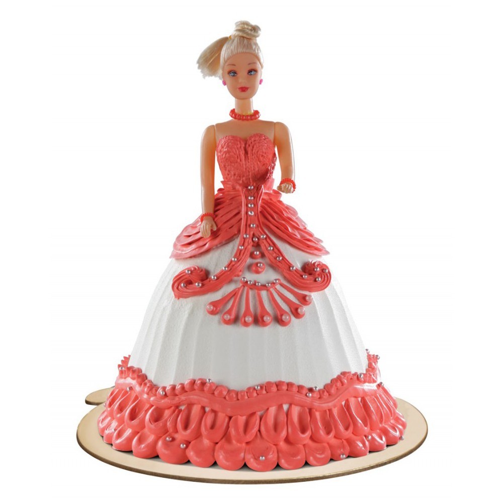 Buy Cake Square Designer Cakes - Barbie Girl Theme, Irish Coffee Online at  Best Price of Rs null - bigbasket