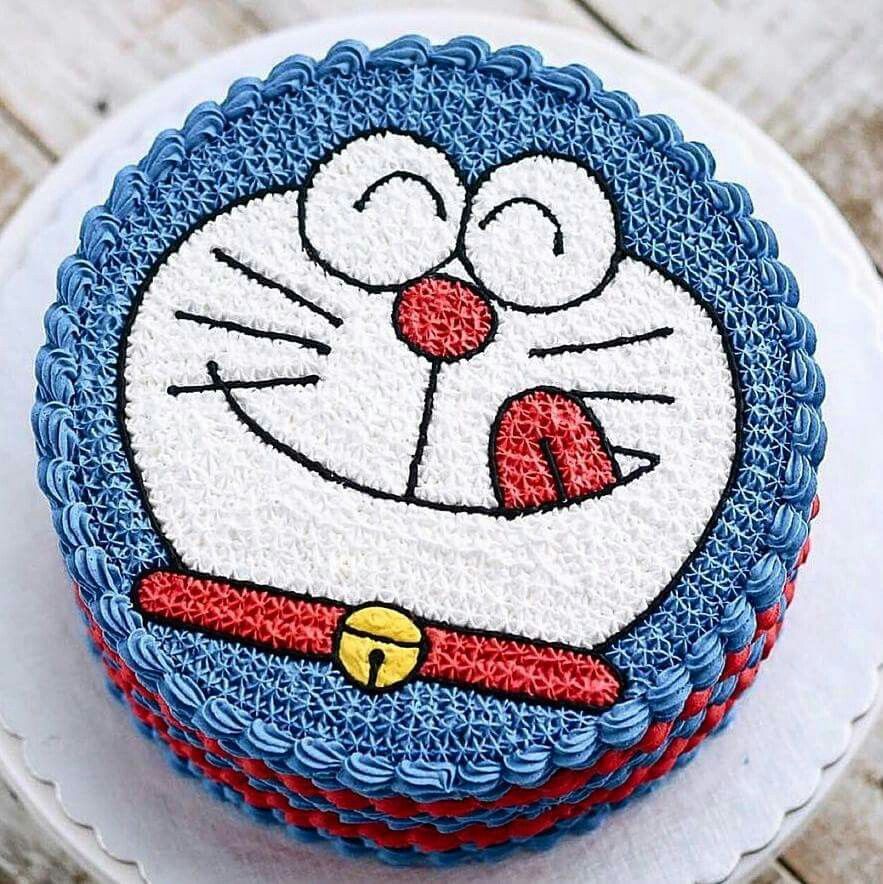 Happy Birthday Doremon Cartoon Cake Banner Cake Decorating For Kids - The  Monita Store